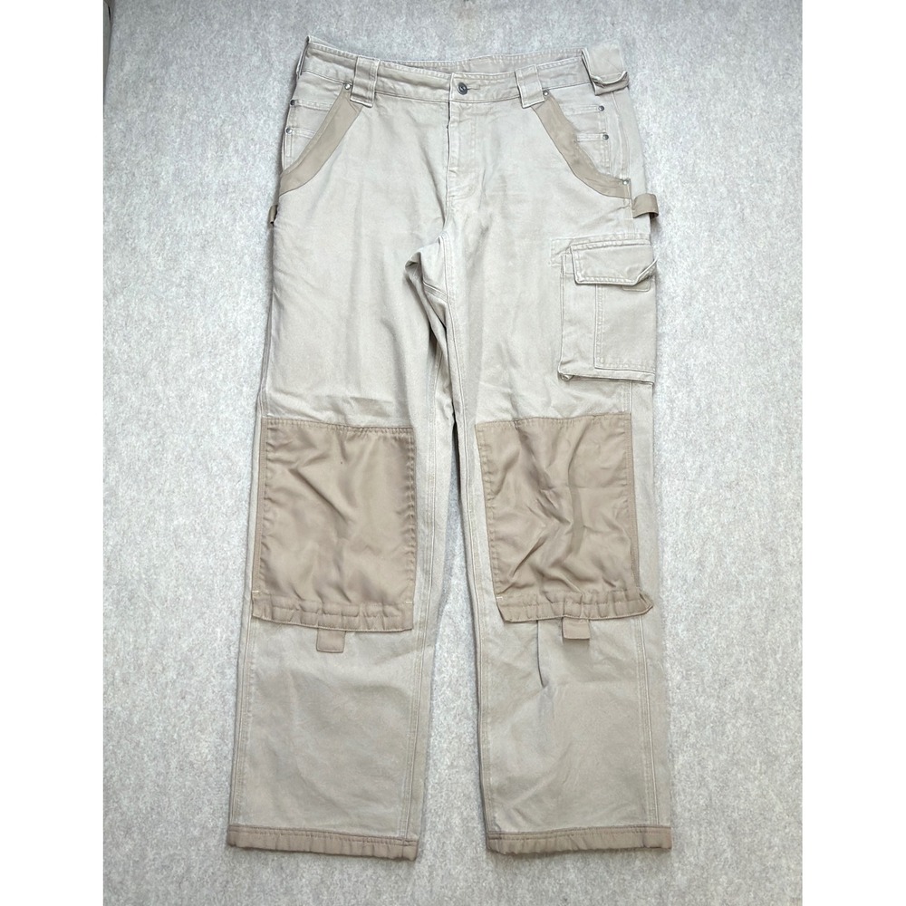 Duluth Trading Co Pro Double Knee Fire Hose Cargo Work Pants Mens 36x31 Workwear
